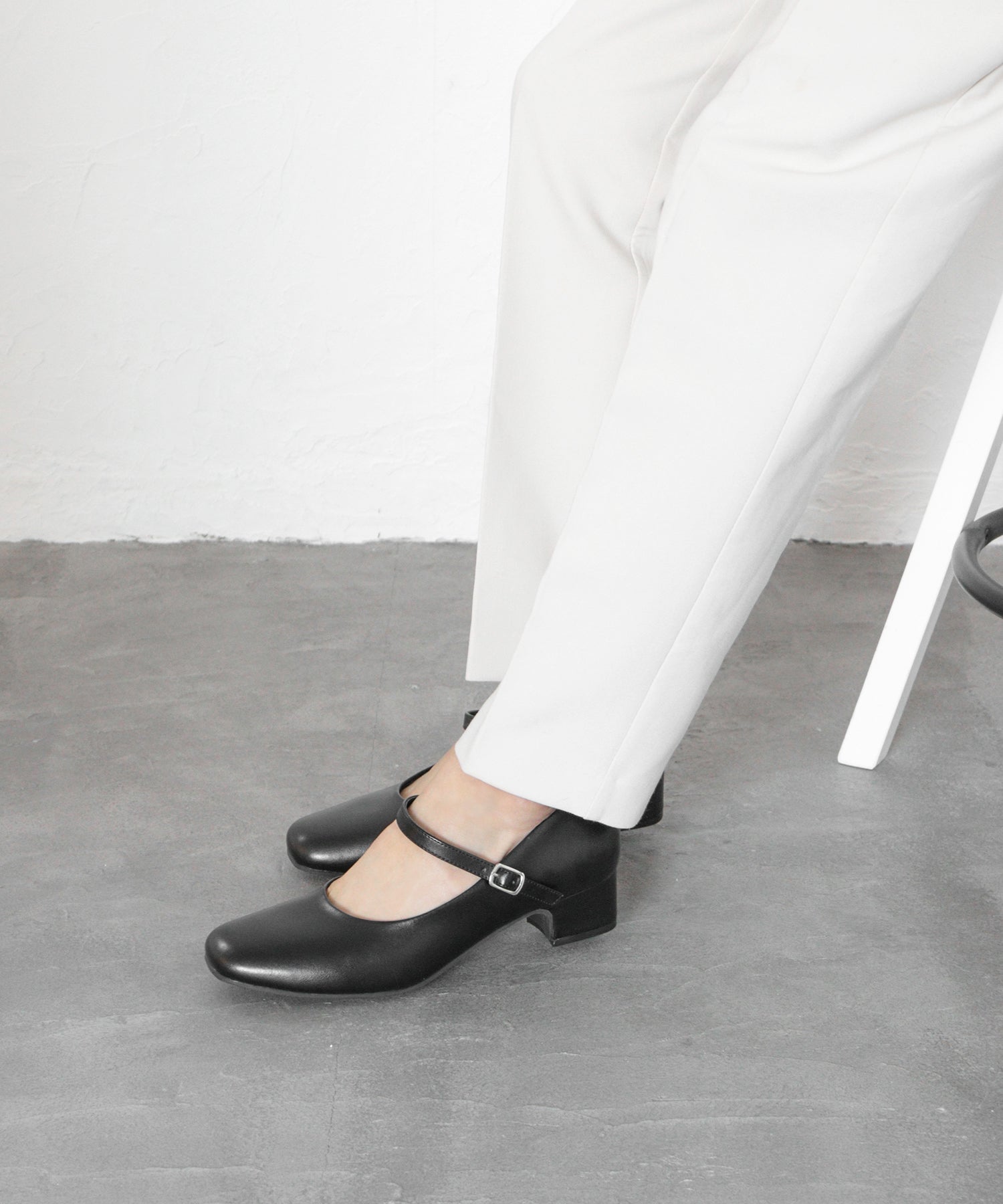 Sorotto Fuka Fuka 3D Insole 3.5cm Low Heel Walkable Strap Pumps