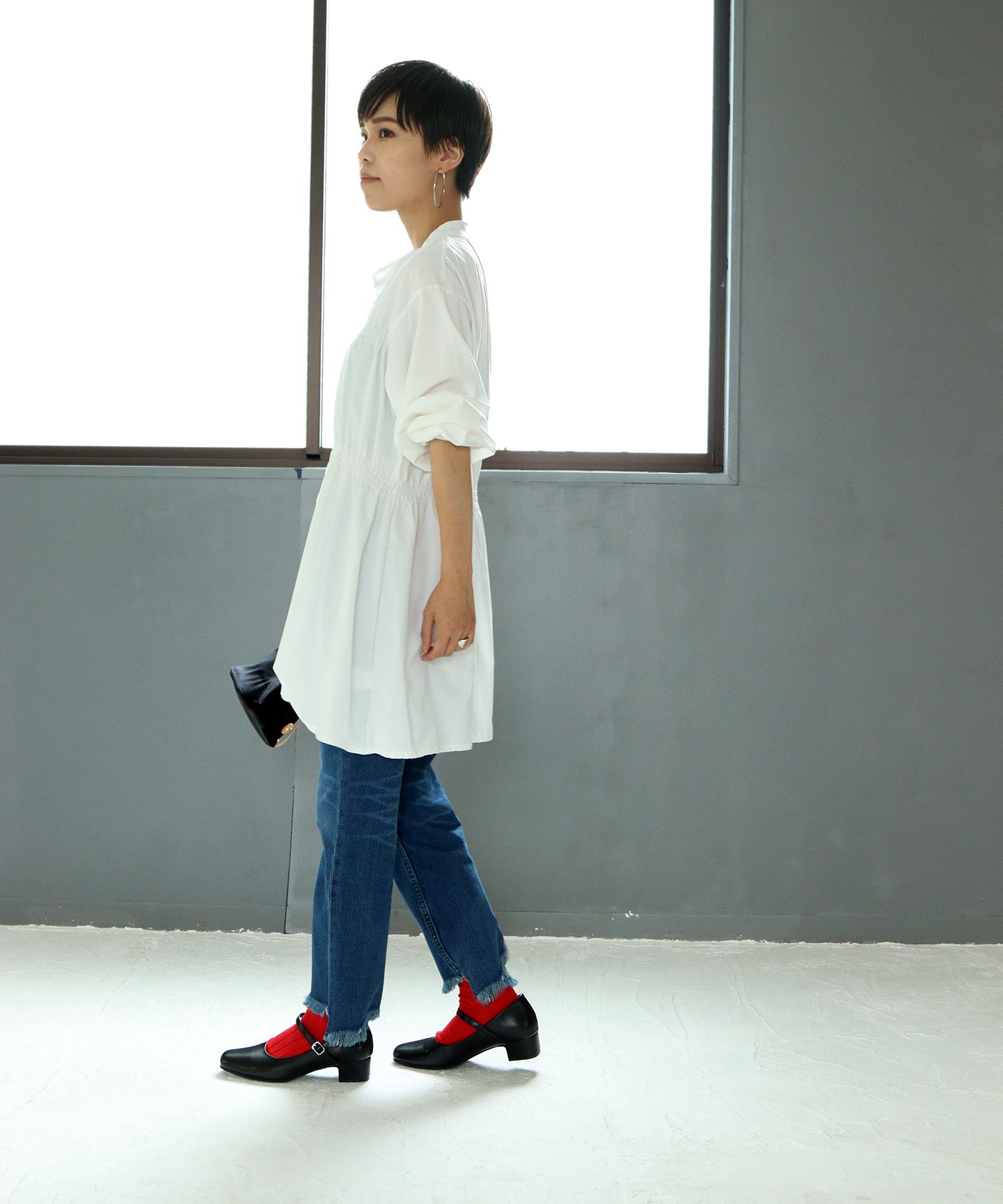 Sorotto Fuka Fuka 3D Insole 3.5cm Low Heel Walkable Strap Pumps