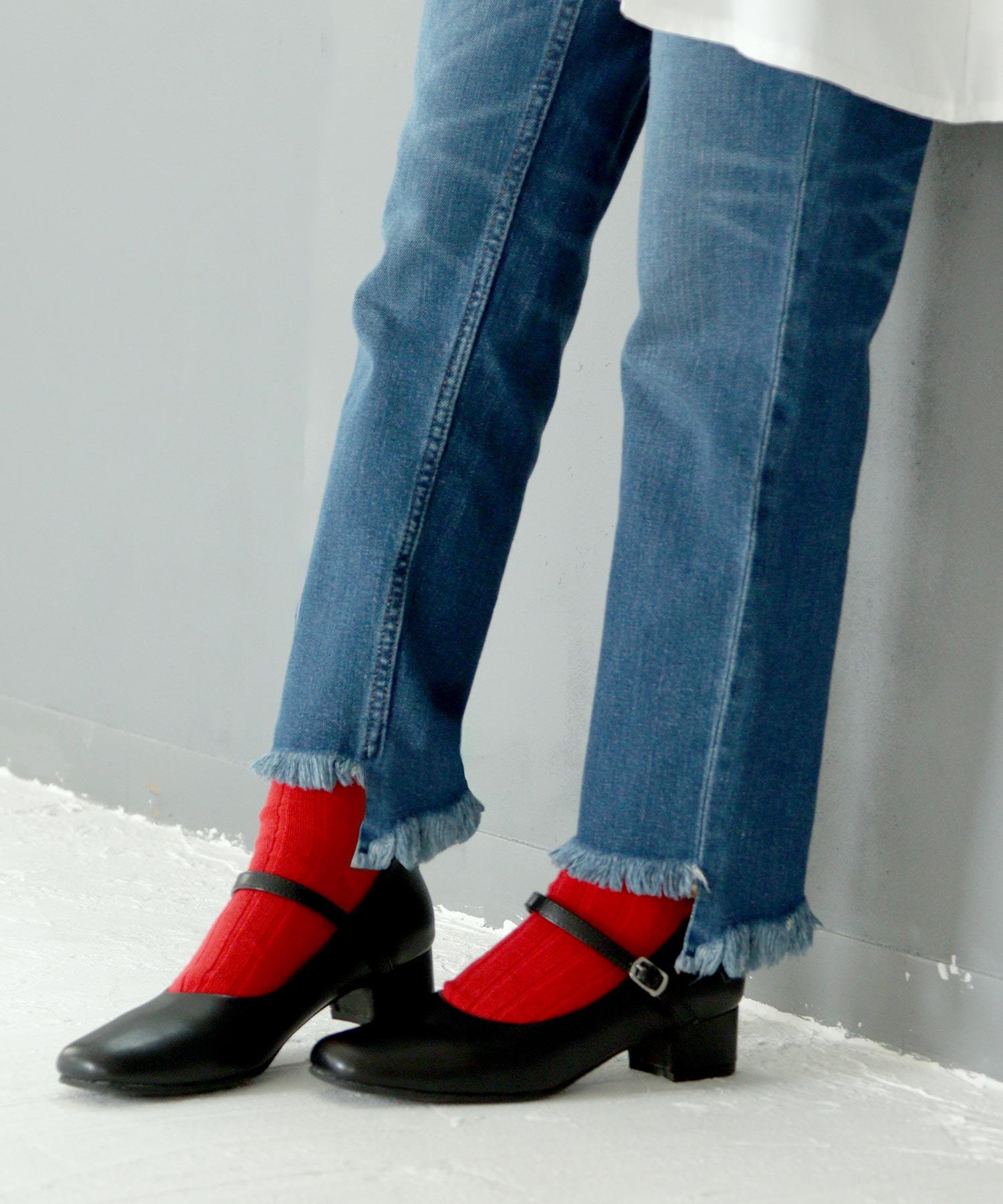 Sorotto Fuka Fuka 3D Insole 3.5cm Low Heel Walkable Strap Pumps