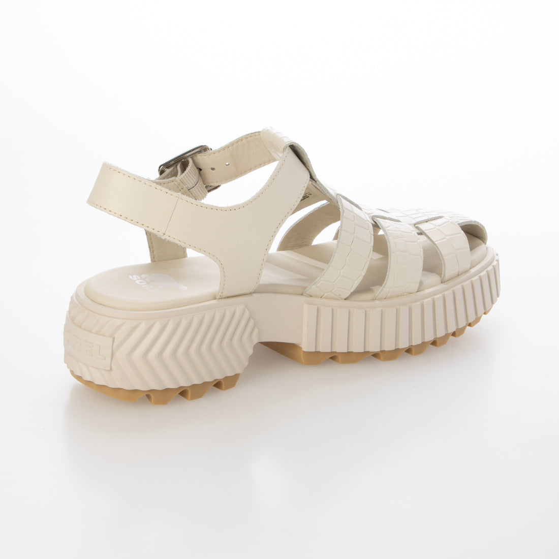 ソレル SOREL ONA STREETWORKS FISHERMAN MID SANDAL(オーエヌエー ストリートワークス フィッシャーマン ミッド サンダル)厚底グルカサンダル NL5109 (チョーク) チョーク