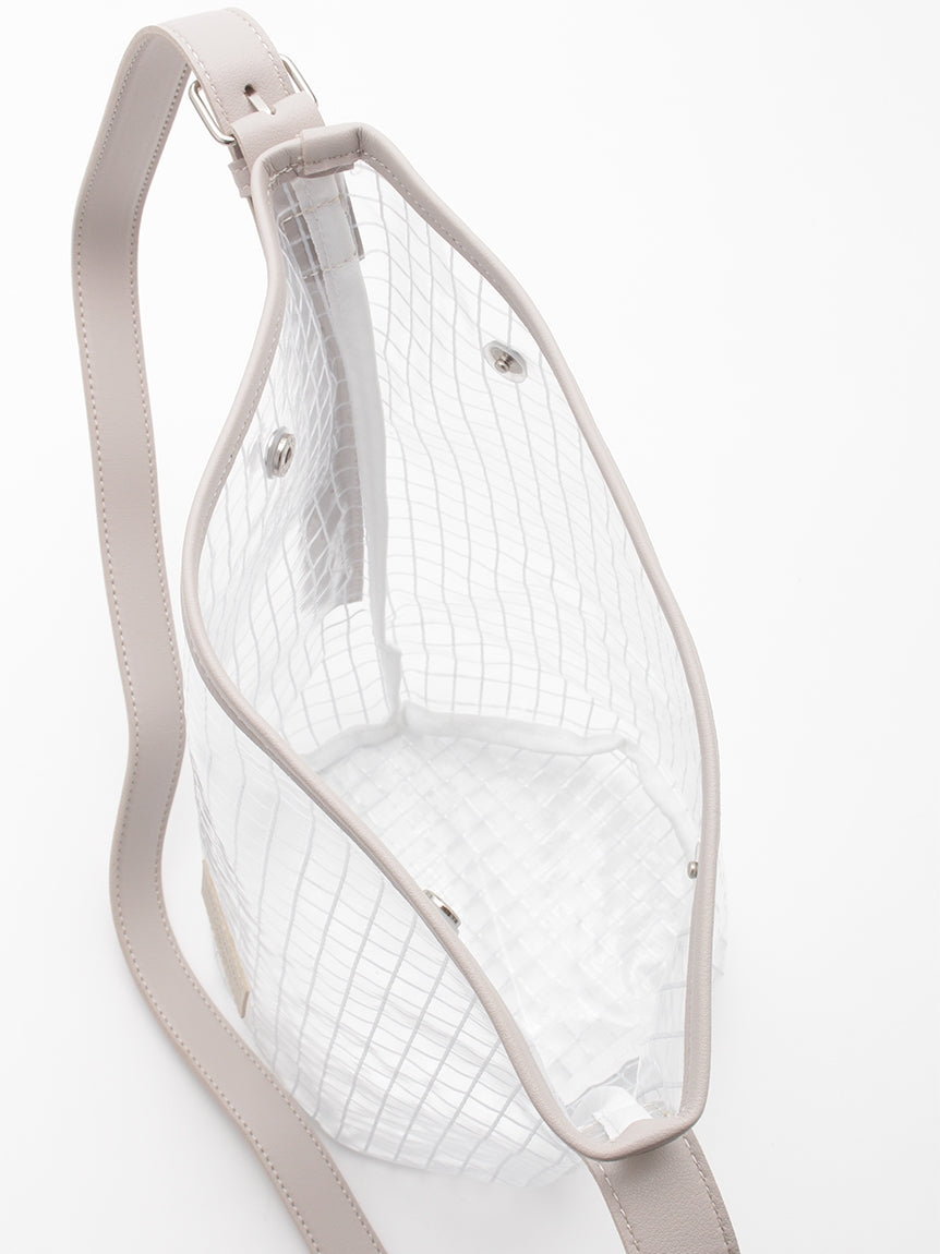 スプルス SPRUCE クリアパターン巾着ショルダー