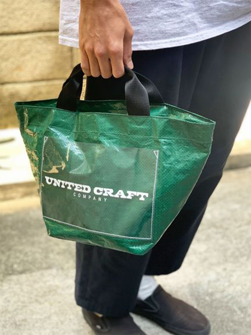 スプルス SPRUCE 【UNITED CRAFT】シートミドルトート,グリーン