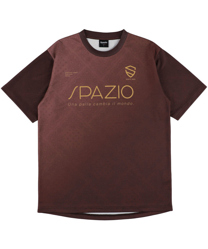スパッツィオ SPAZIO スパッツィオ Spazio フットサル ペイズリーグラデプラシャツ GE1147 (21 ネイビー) 21 ネイビー