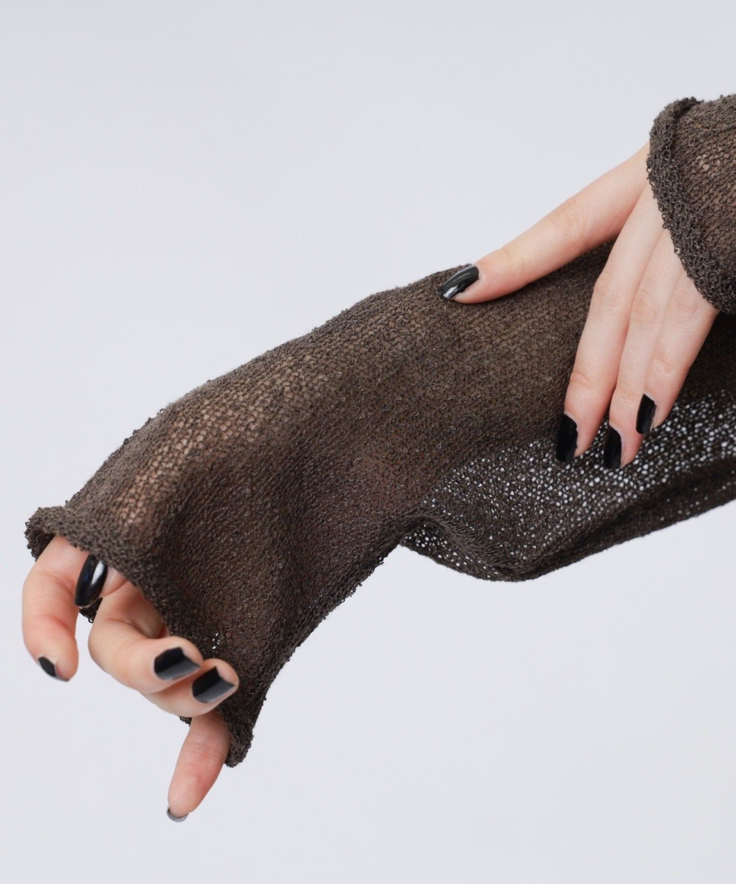 スパイラルガール SPIRALGIRL スポーティーナンバーショートニット (ブラウン) ブラウン