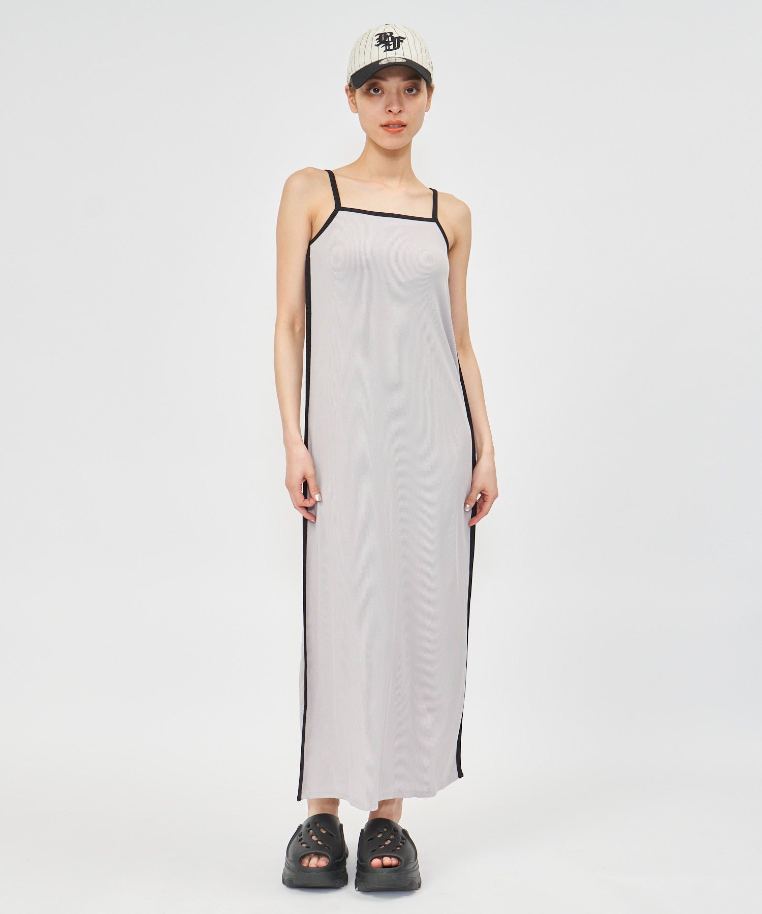 SPIRAL GIRL SPIRALGIRL Line Tight Rib Camisole Dress SPIRAL GIRL SPIRALGIRL Line Tight Rib Camisole Dress