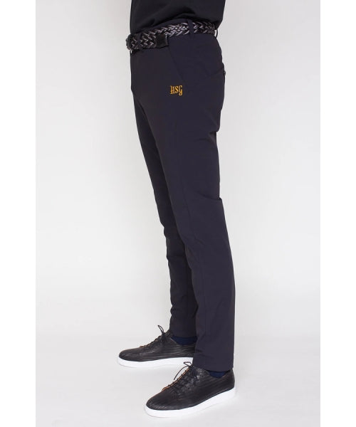 ハイストリートゴルフ HIGH ST. GOLF HIGH ST. GOLF∴ナイロンツイル2WAYストレッチスリムパンツ <AdE> (ブラック) ブラック