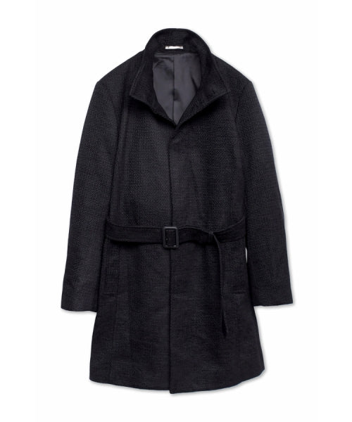 ハイストリート HIGH STREET HIGH STREET∴ジオメトリックモールスタンドコート (ダークグリーン) ダークグリーン