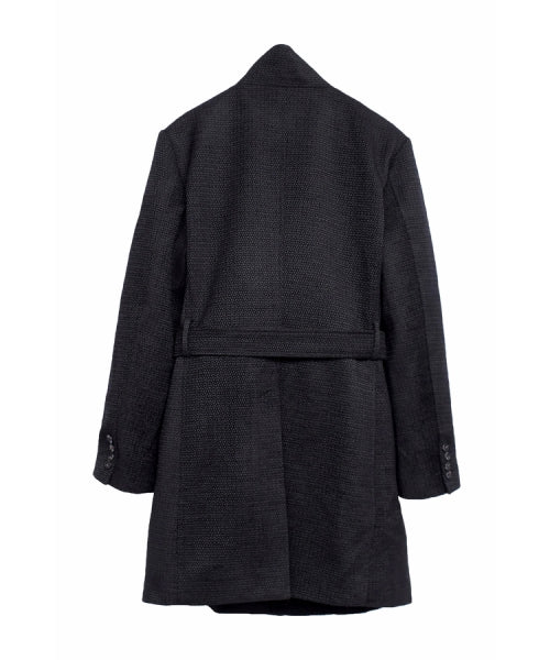 ハイストリート HIGH STREET HIGH STREET∴ジオメトリックモールスタンドコート (ダークグリーン) ダークグリーン