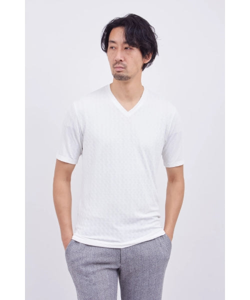 ハイストリート HIGH STREET HIGH STREET∴オンデJQハンソデVネック (ブラック) ブラック