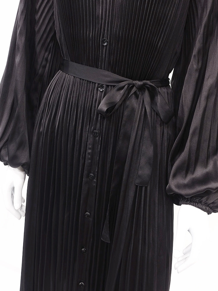 スペッチオ SPECCHIO フェイドアウトクリスタルプリーツ ワンピース