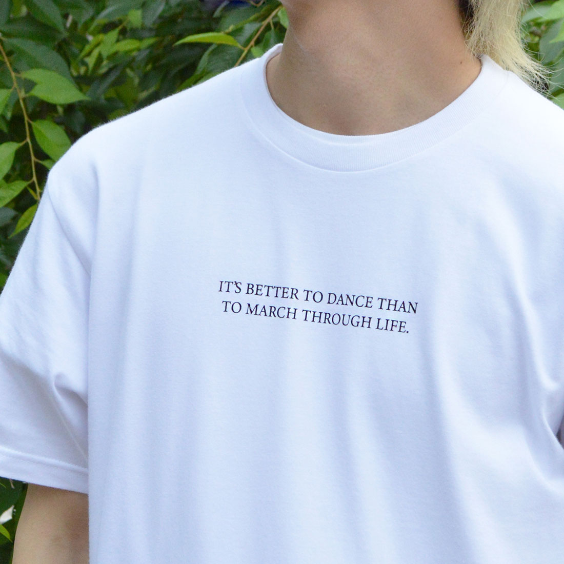 スピリトーゾ Spiritoso LIFEバックレタリング半袖Tシャツ