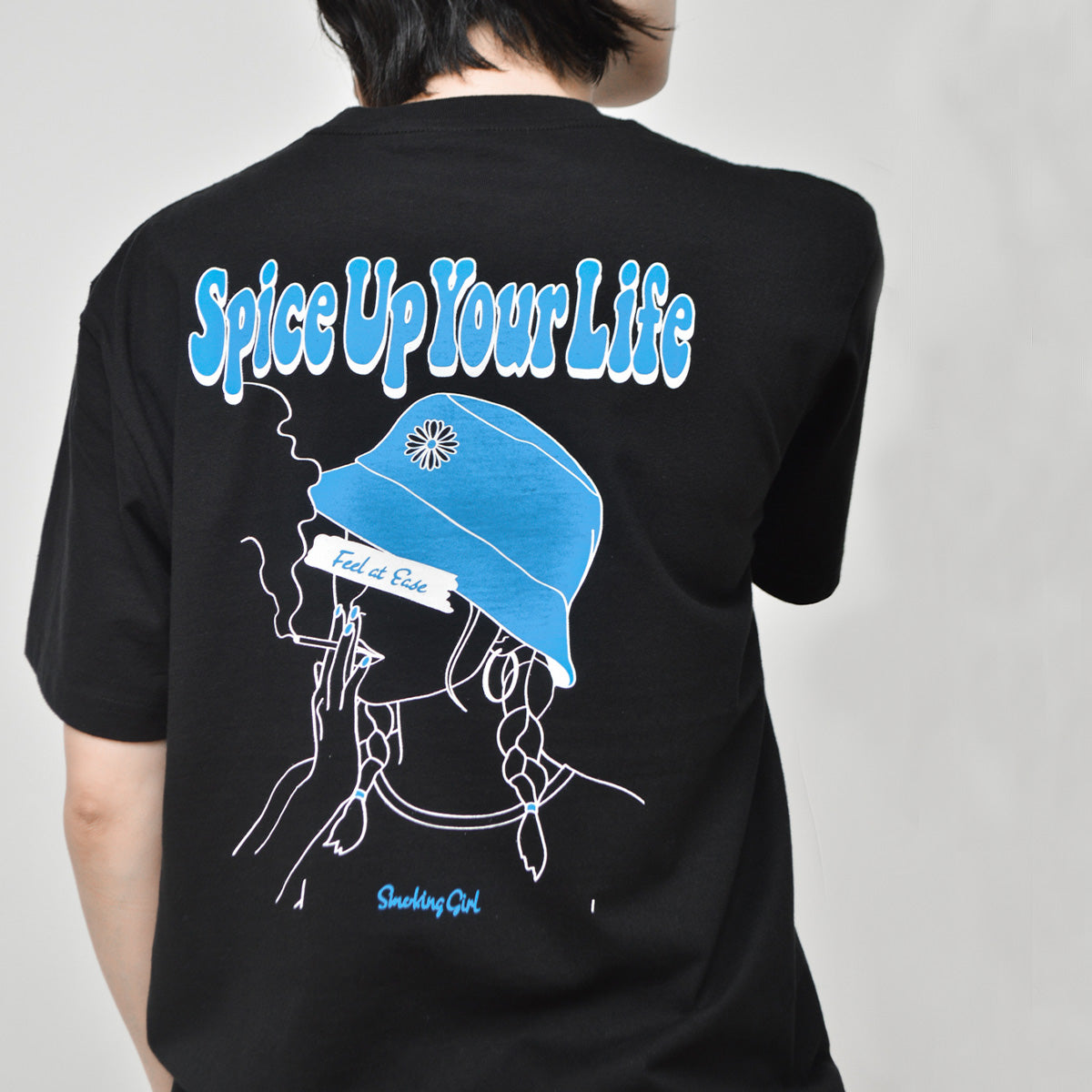 スピリトーゾ Spiritoso スモーキングガール SPICE UP 半袖Tシャツ