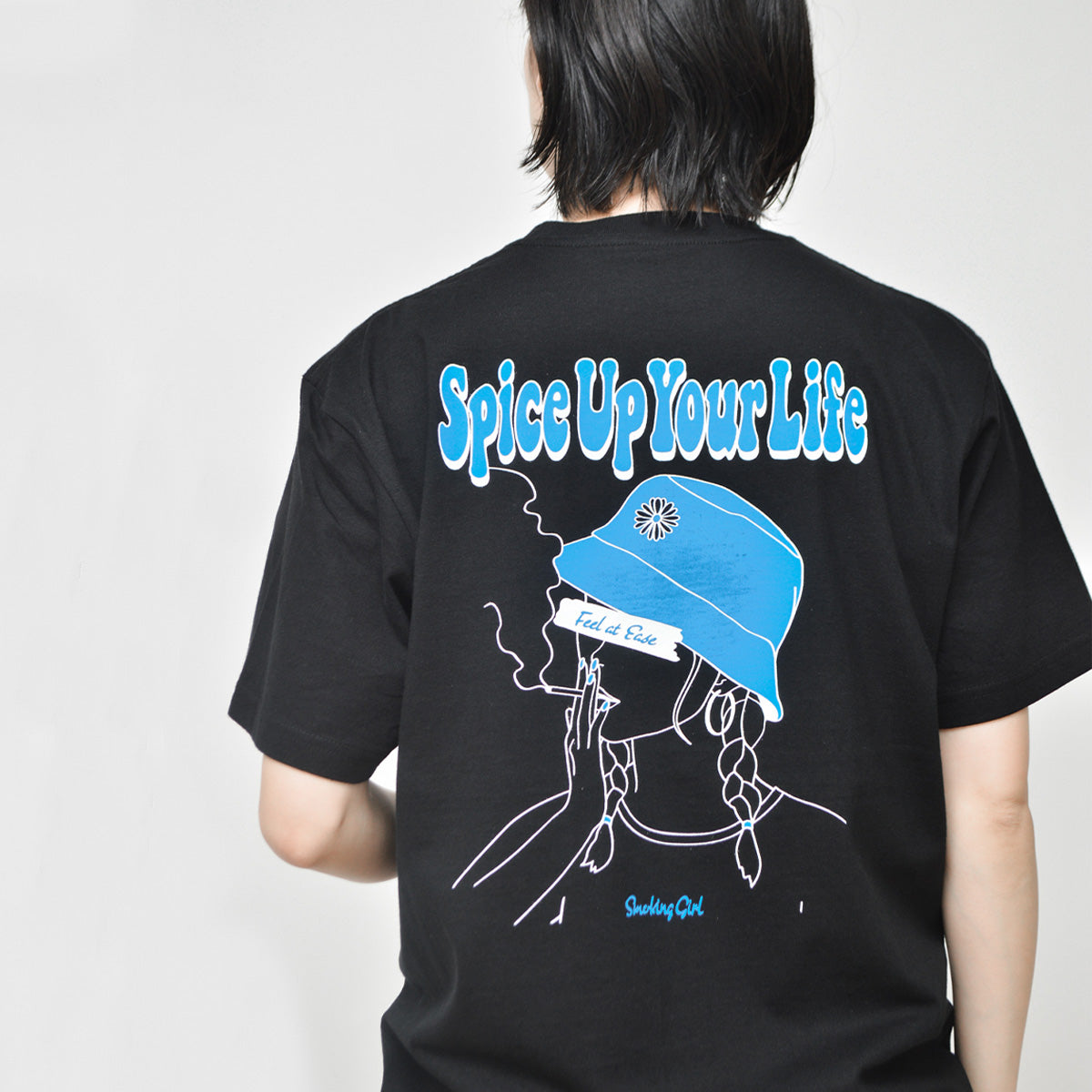 スピリトーゾ Spiritoso スモーキングガール SPICE UP 半袖Tシャツ
