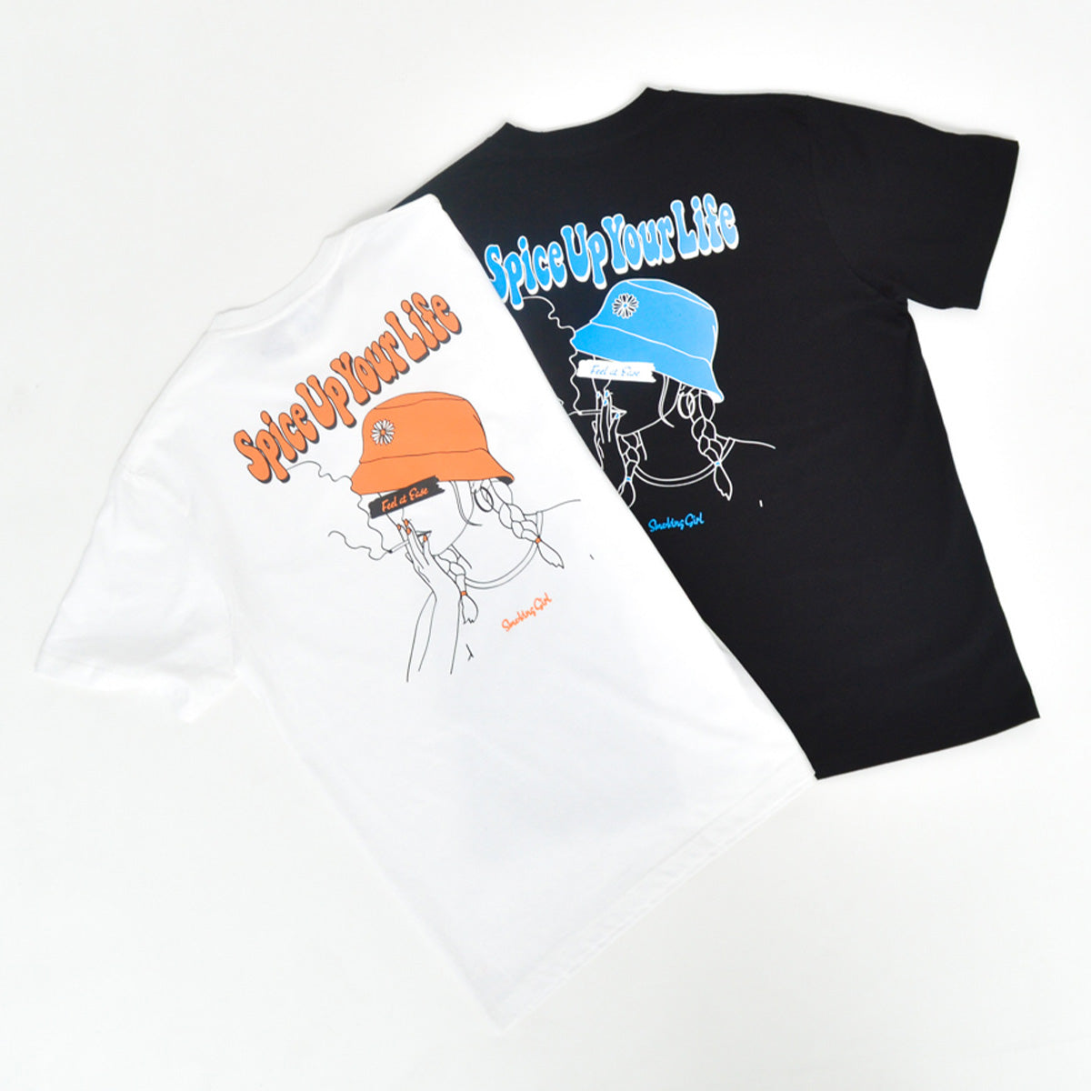 スピリトーゾ Spiritoso スモーキングガール SPICE UP 半袖Tシャツ