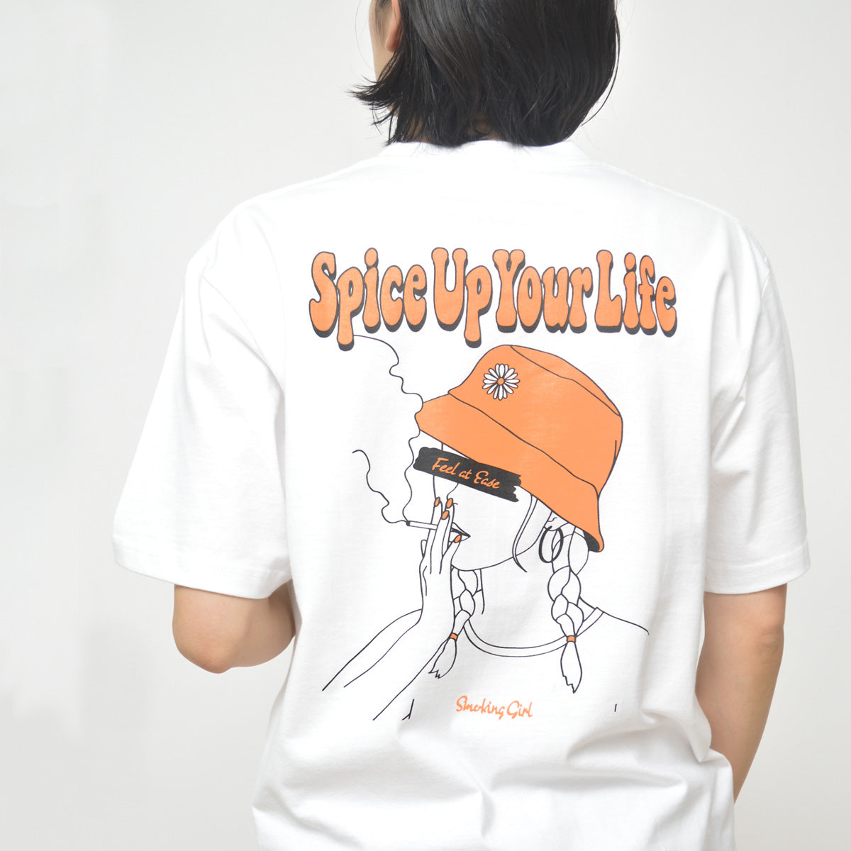 スピリトーゾ Spiritoso スモーキングガール SPICE UP 半袖Tシャツ