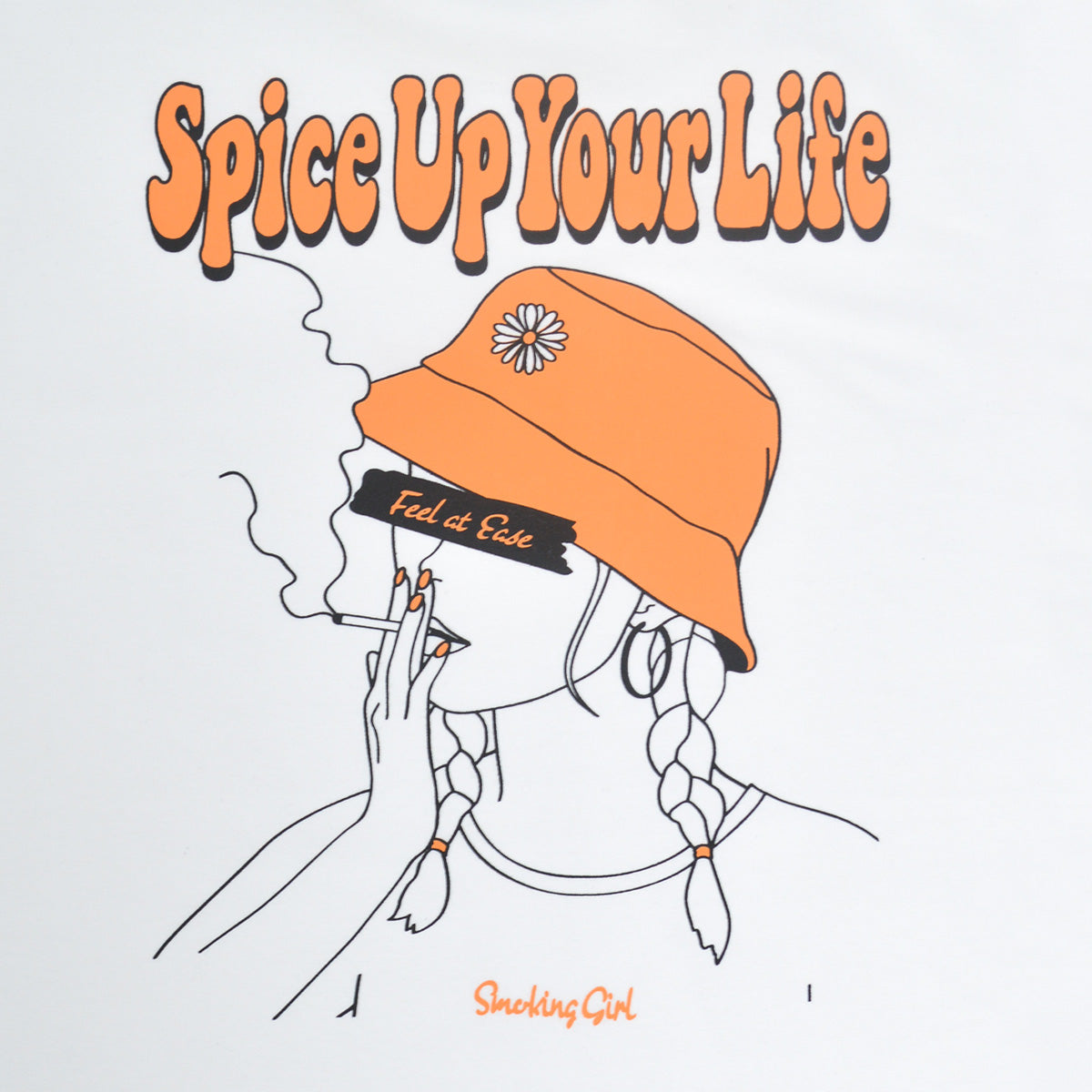 スピリトーゾ Spiritoso スモーキングガール SPICE UP 半袖Tシャツ