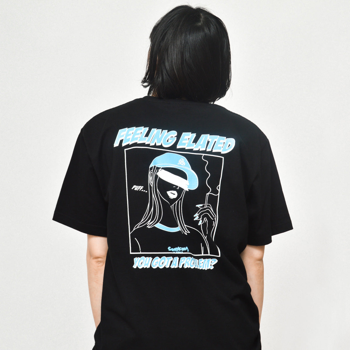 スピリトーゾ Spiritoso スモーキングガール FEELING 半袖Tシャツ