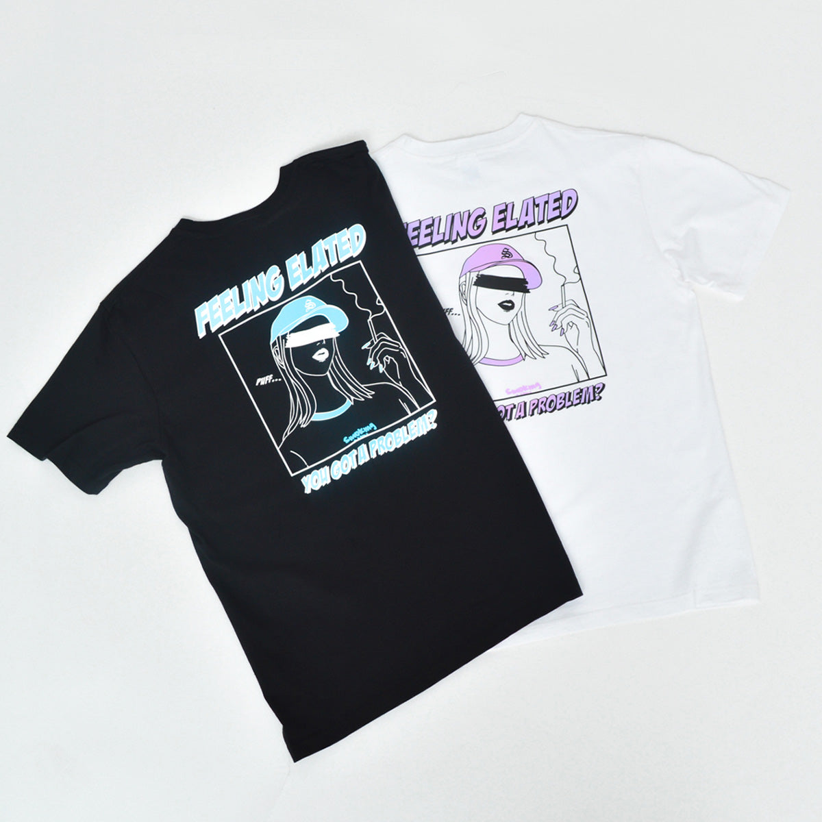 スピリトーゾ Spiritoso スモーキングガール FEELING 半袖Tシャツ