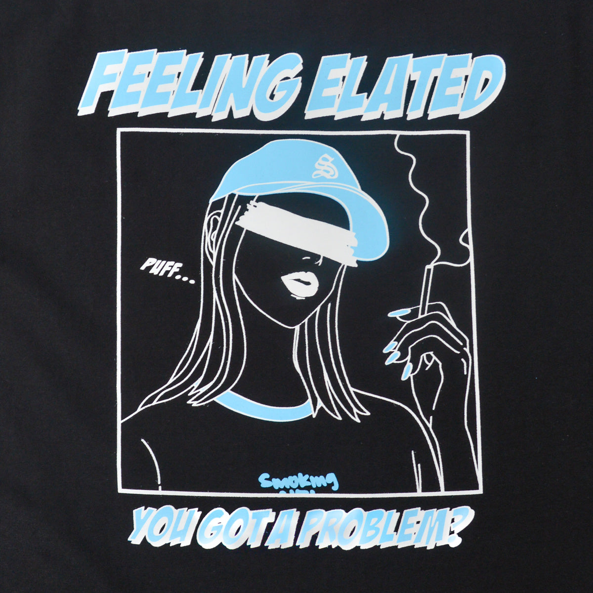 スピリトーゾ Spiritoso スモーキングガール FEELING 半袖Tシャツ