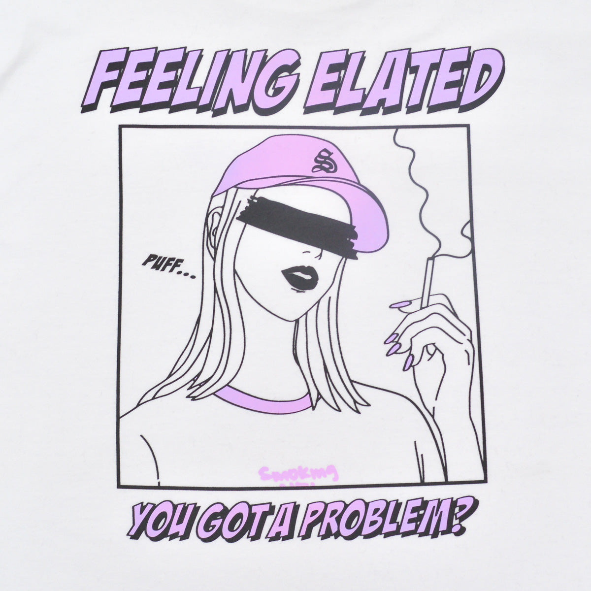 スピリトーゾ Spiritoso スモーキングガール FEELING 半袖Tシャツ