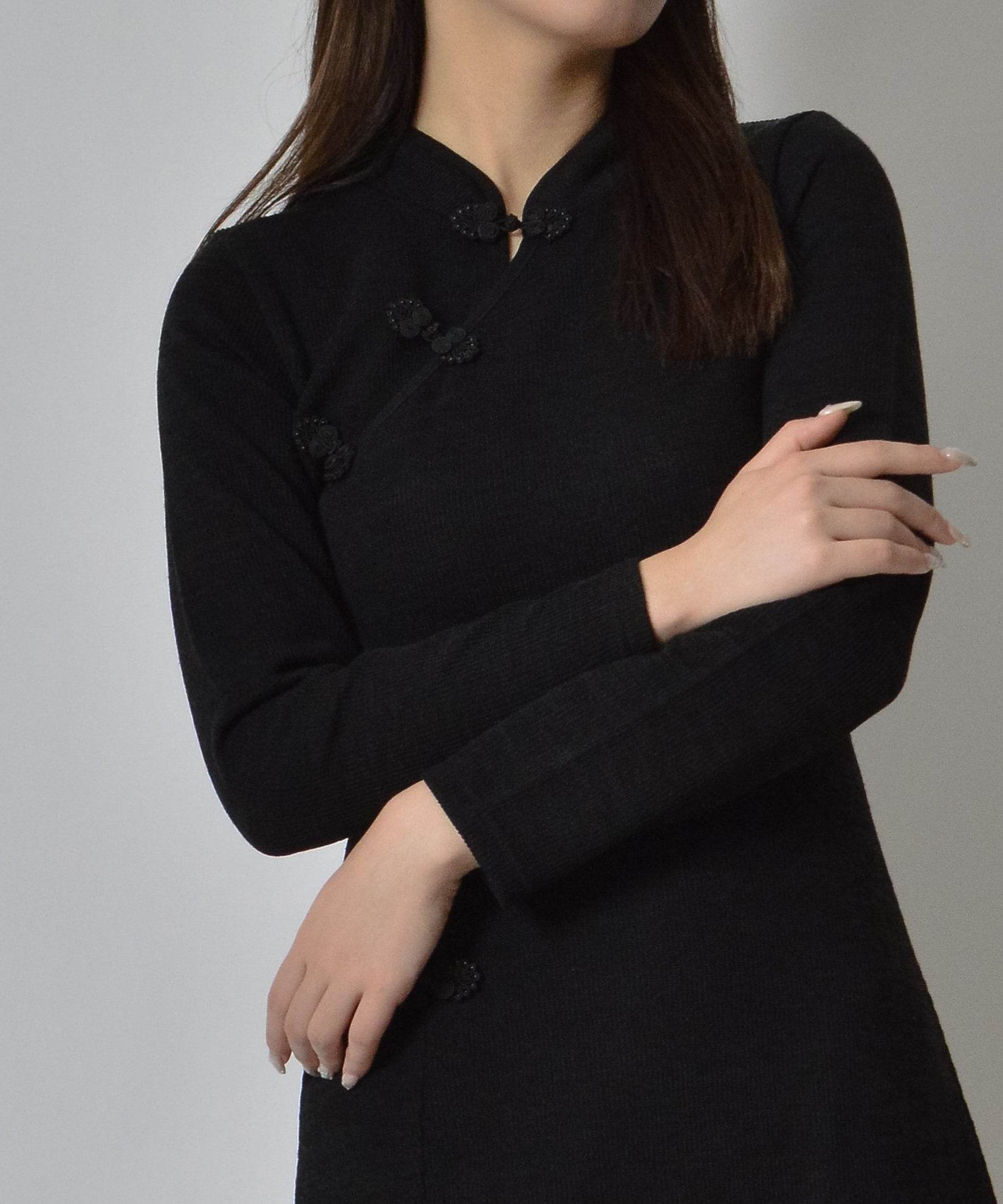 スピリトーゾ Spiritoso チャイナニットワンピース