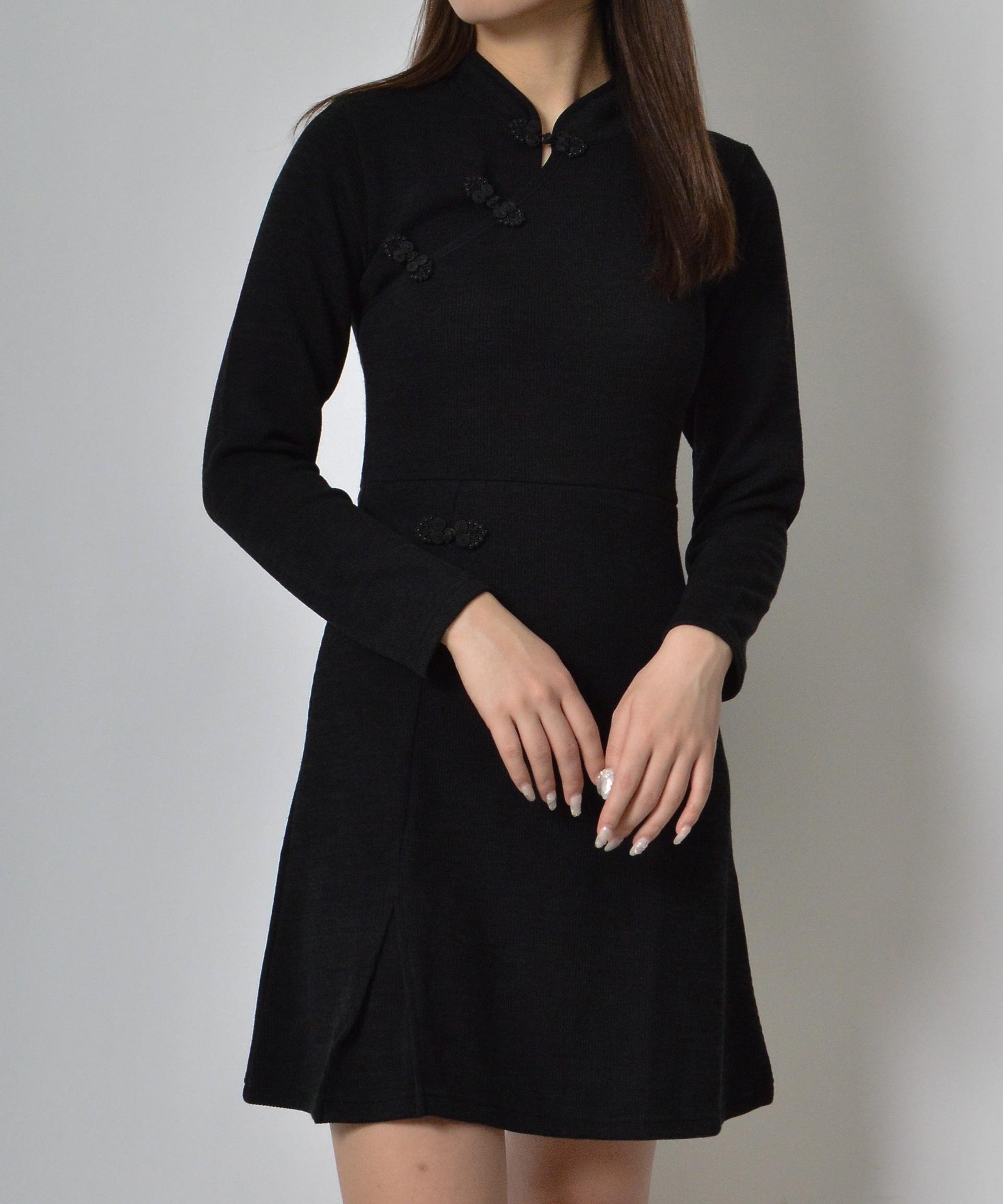 スピリトーゾ Spiritoso チャイナニットワンピース