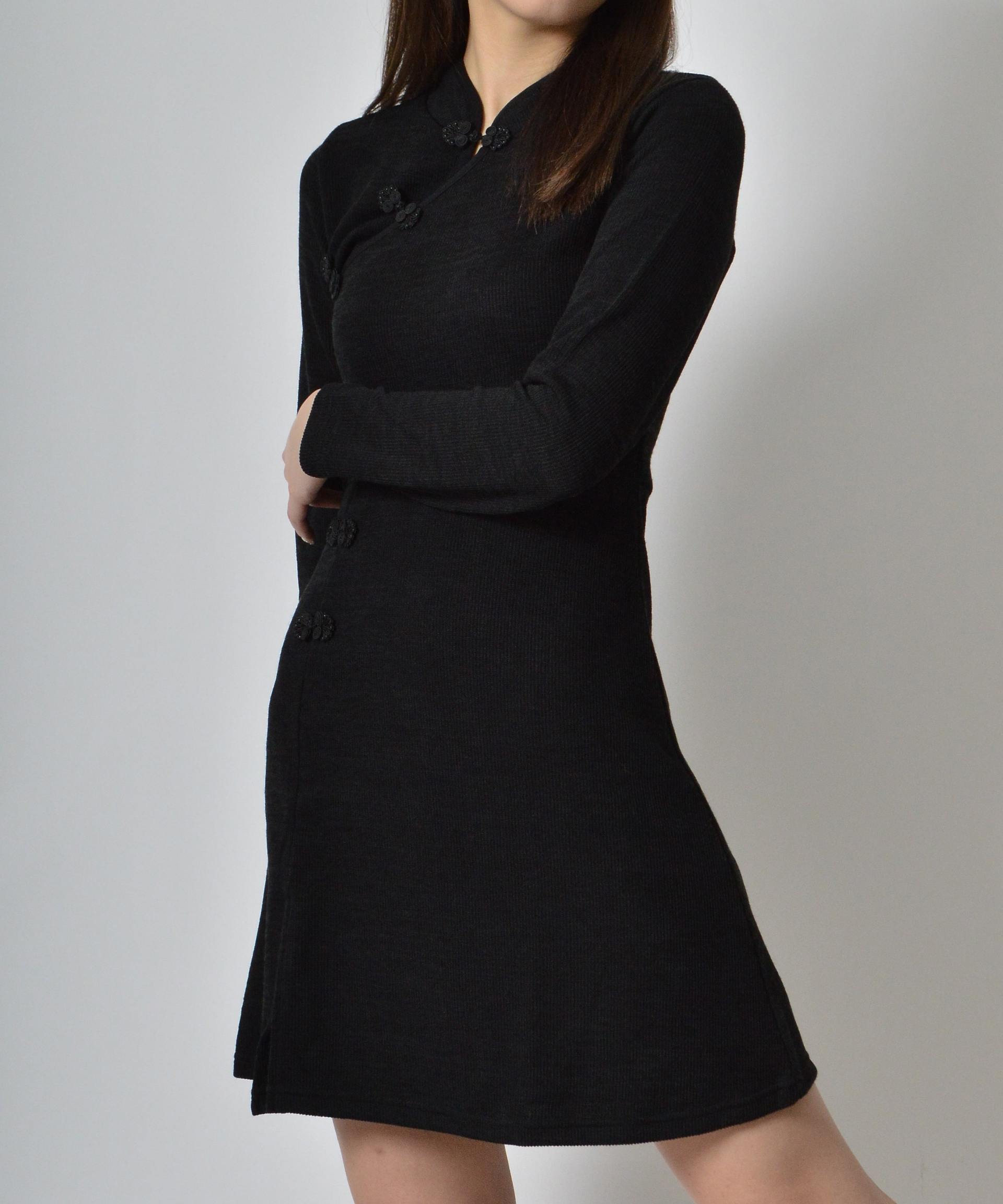 スピリトーゾ Spiritoso チャイナニットワンピース