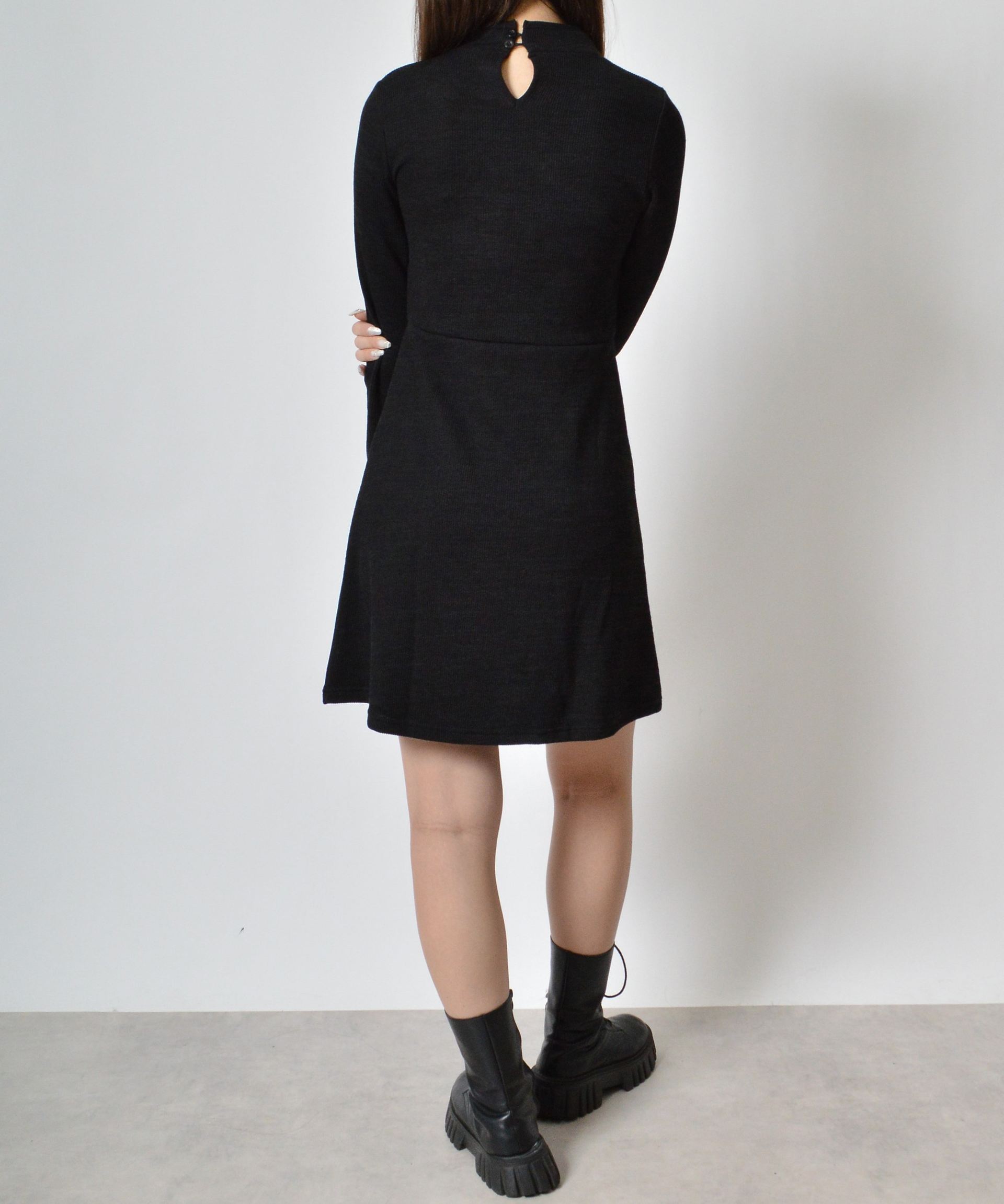 スピリトーゾ Spiritoso チャイナニットワンピース