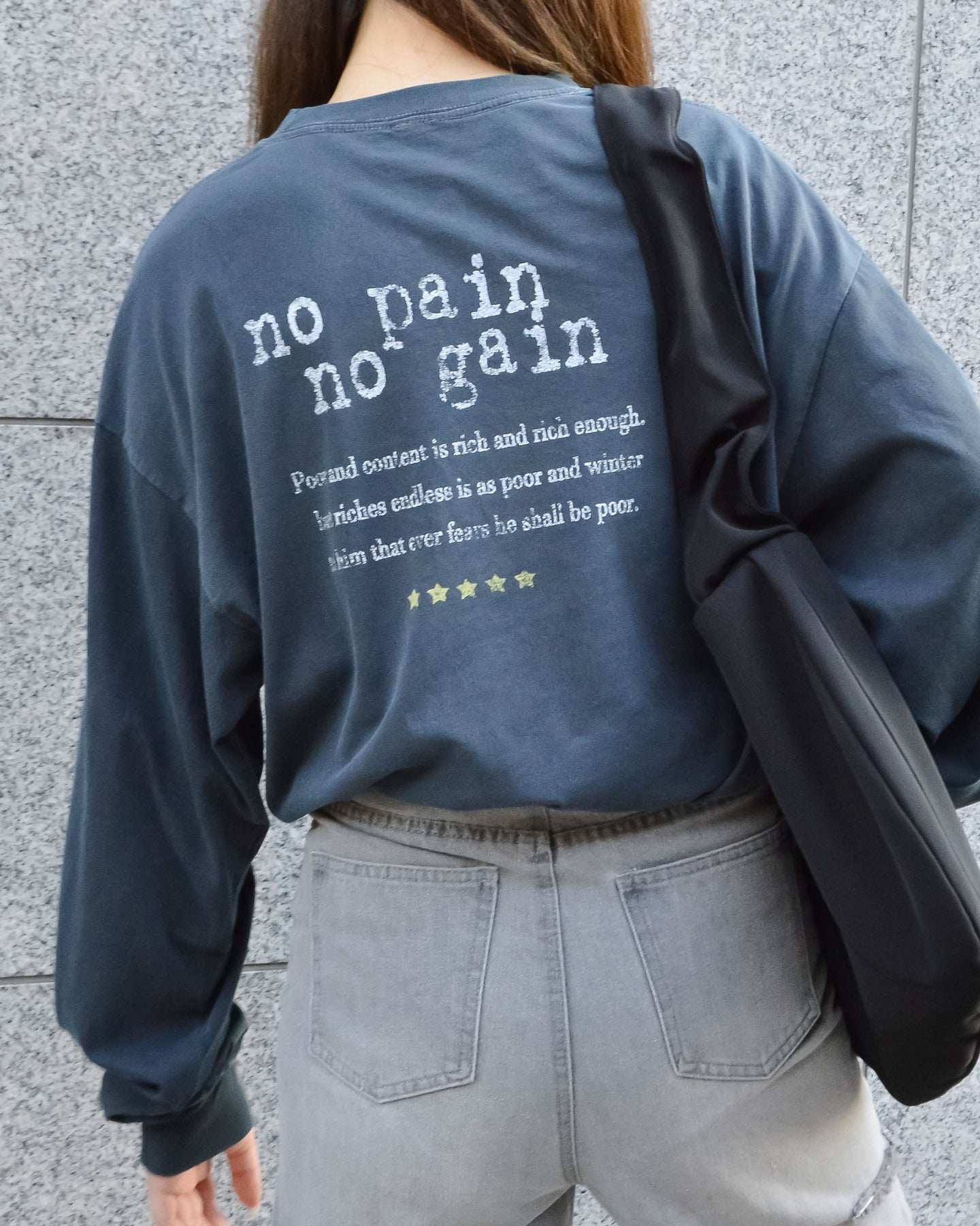 スピリトーゾ Spiritoso ピグメントアーチロゴイーグルプリントロンT