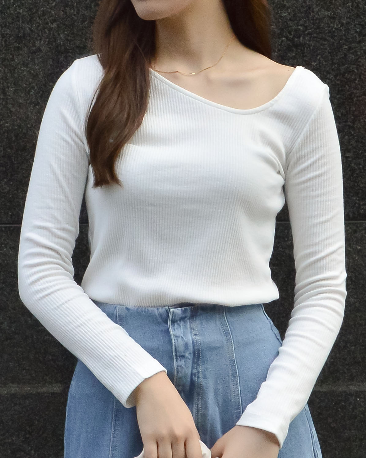 スピリトーゾ Spiritosoアシメネックテレコトップス