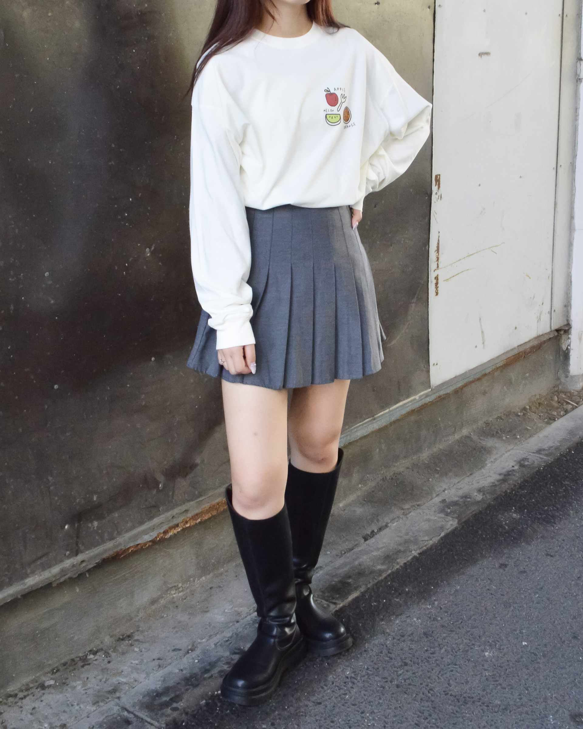 スピリトーゾ Spiritoso ワンポイントフルーツロゴTシャツ