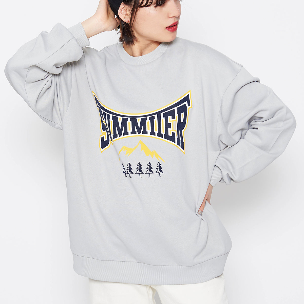 スピリトーゾ Spiritoso SUMMITERプリントスウェット