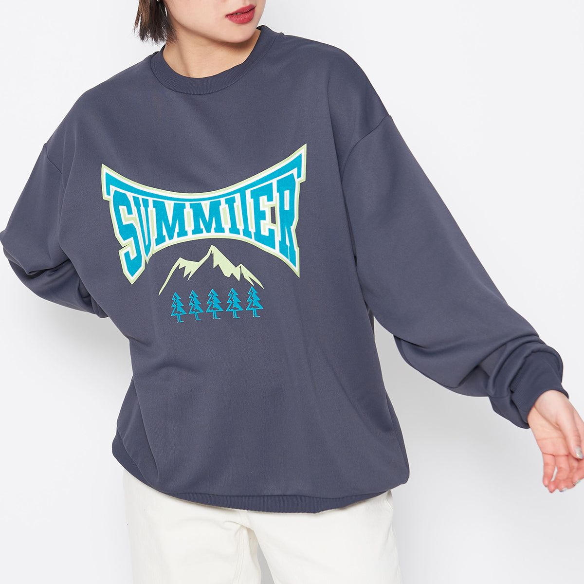 スピリトーゾ Spiritoso SUMMITERプリントスウェット