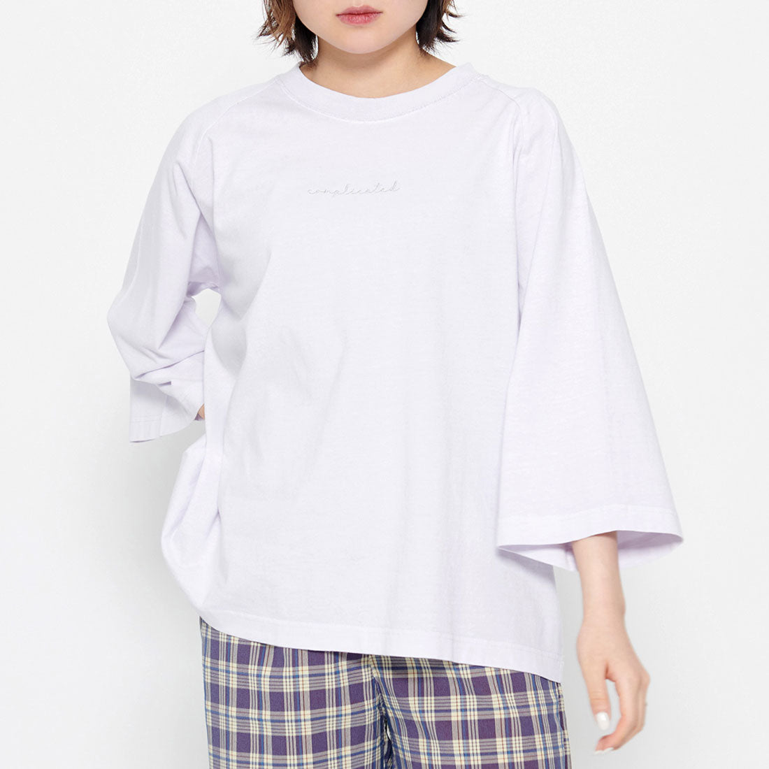 スピリトーゾ Spiritoso Complicated刺繍 ラグランTシャツ