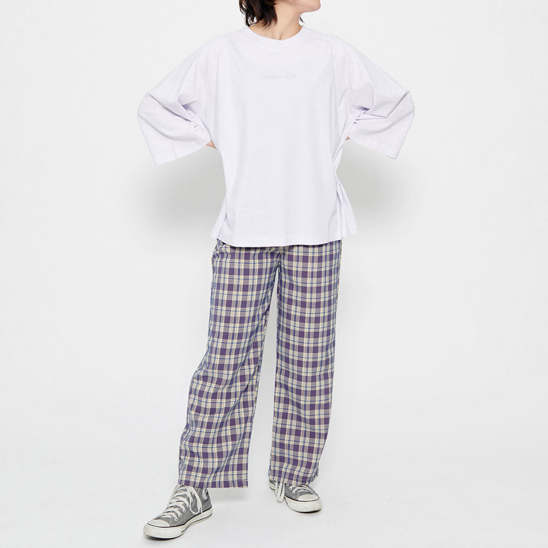 スピリトーゾ Spiritoso Complicated刺繍 ラグランTシャツ