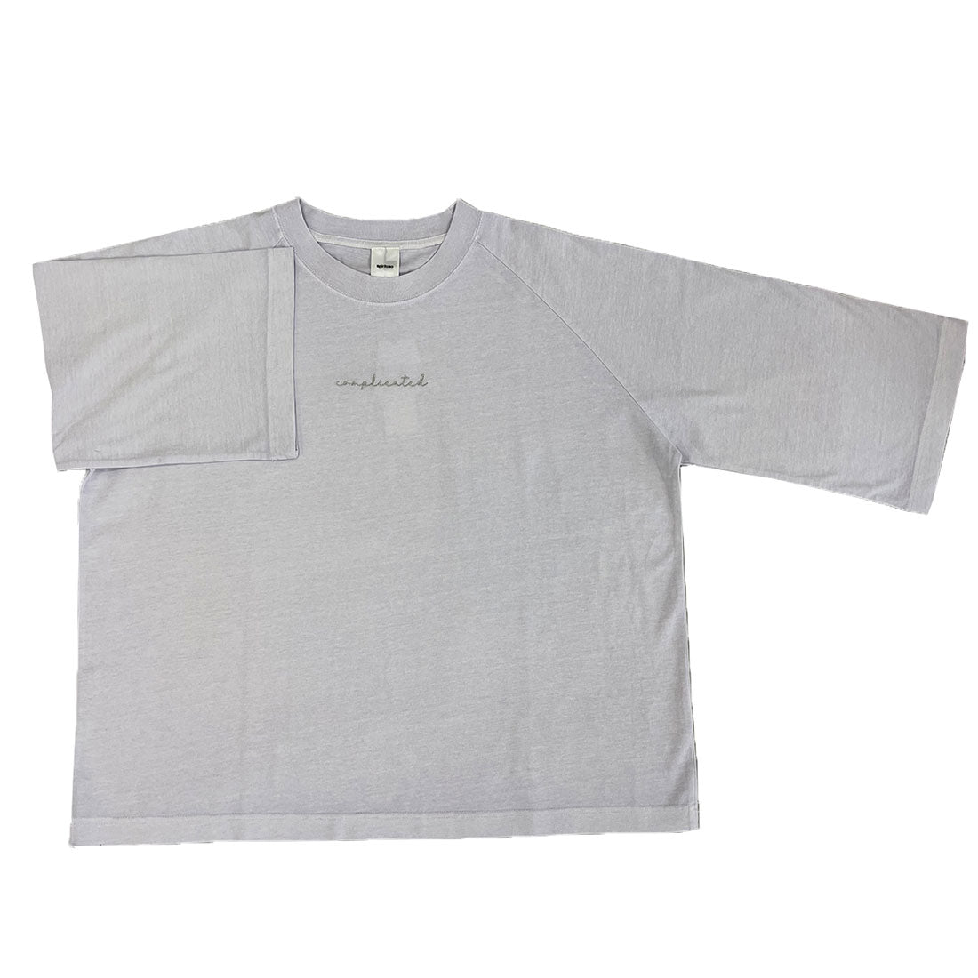 スピリトーゾ Spiritoso Complicated刺繍 ラグランTシャツ