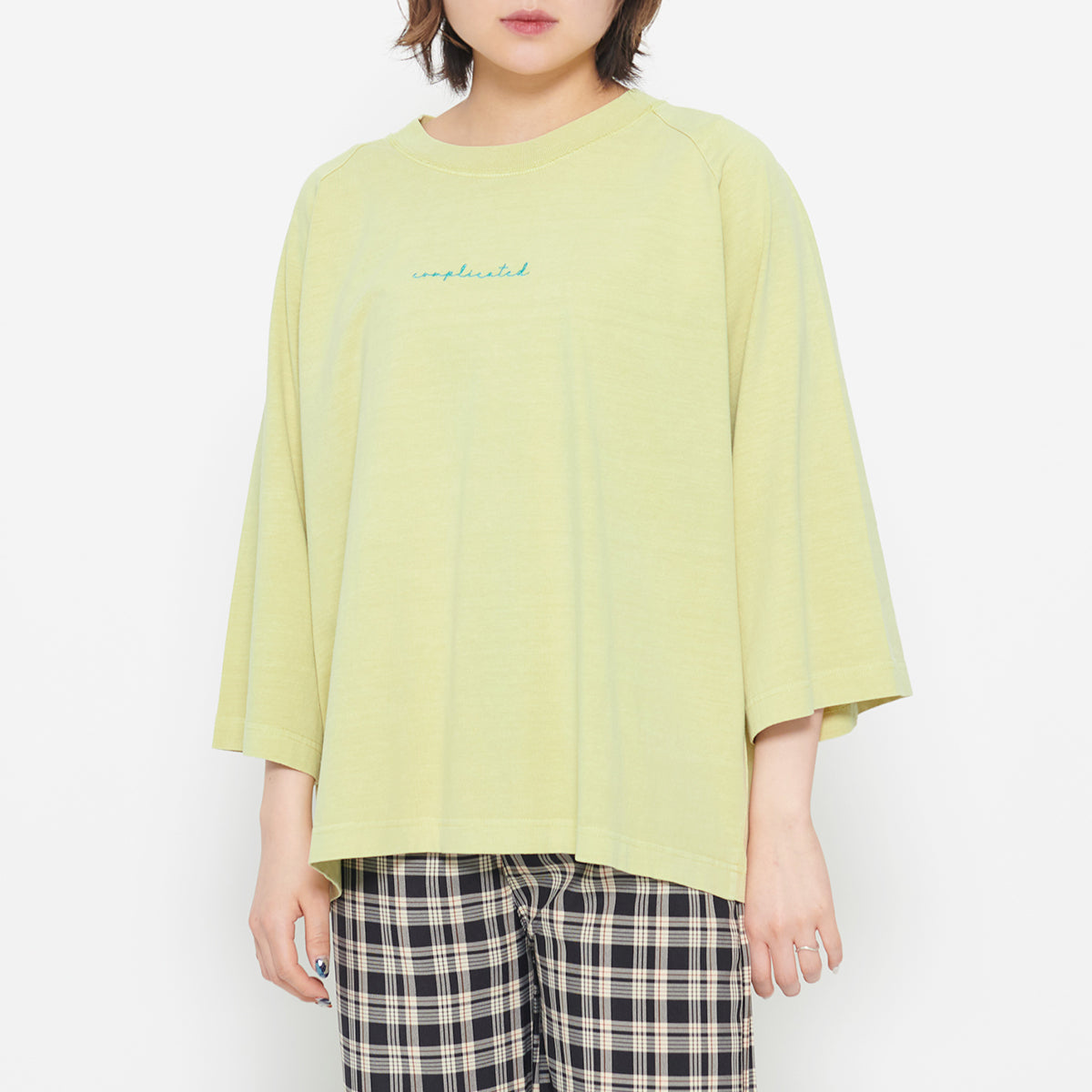 スピリトーゾ Spiritoso Complicated刺繍 ラグランTシャツ