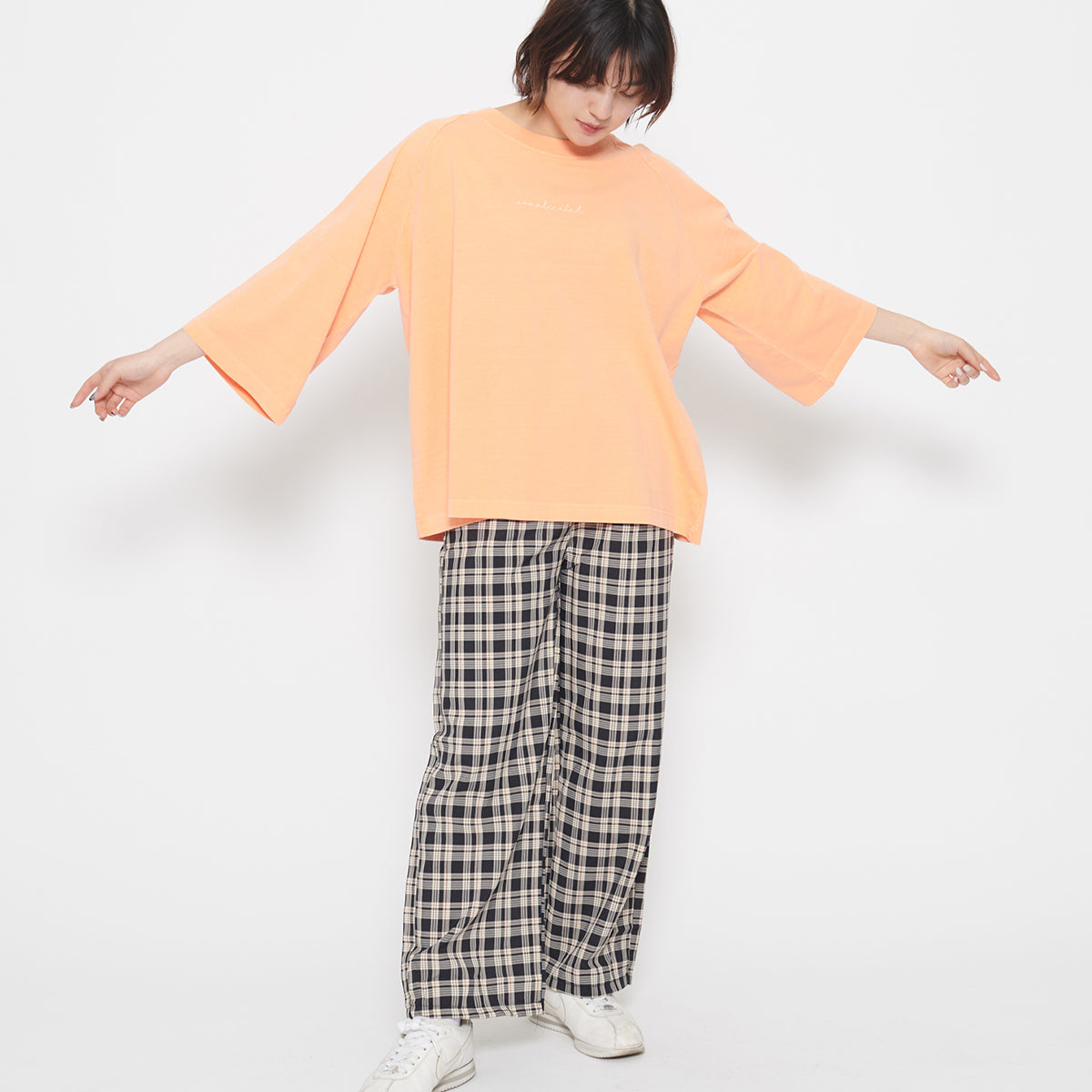 スピリトーゾ Spiritoso Complicated刺繍 ラグランTシャツ