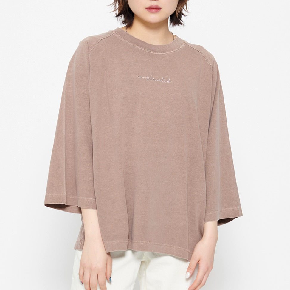 スピリトーゾ Spiritoso Complicated刺繍 ラグランTシャツ