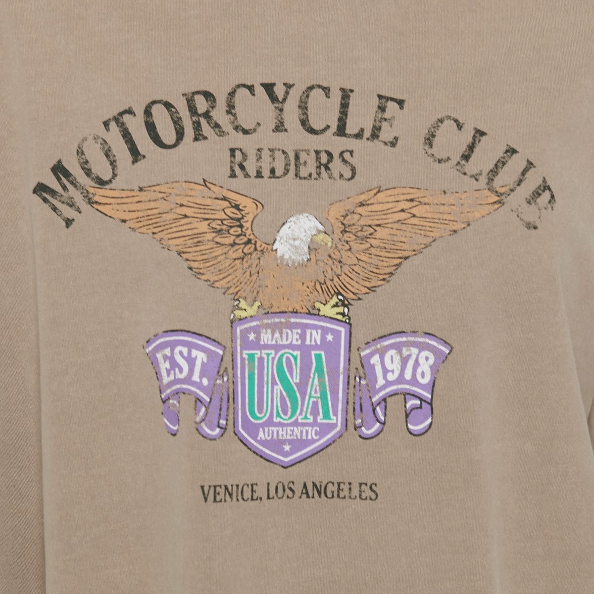 スピリトーゾ Spiritoso イーグルプリントTシャツ