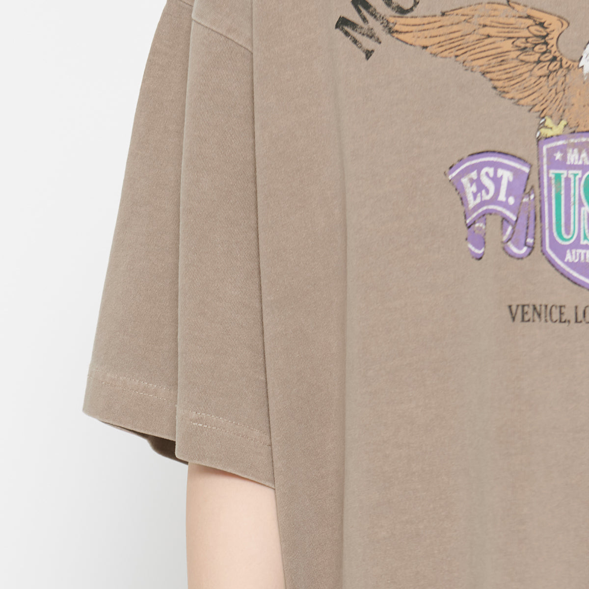 スピリトーゾ Spiritoso イーグルプリントTシャツ