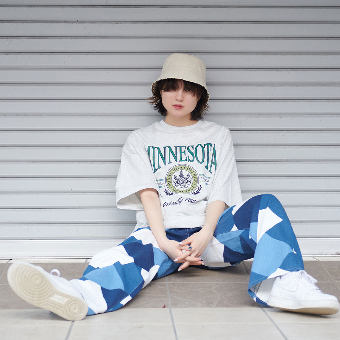 スピリトーゾ Spiritoso MINESOTAカレッジロゴTシャツ