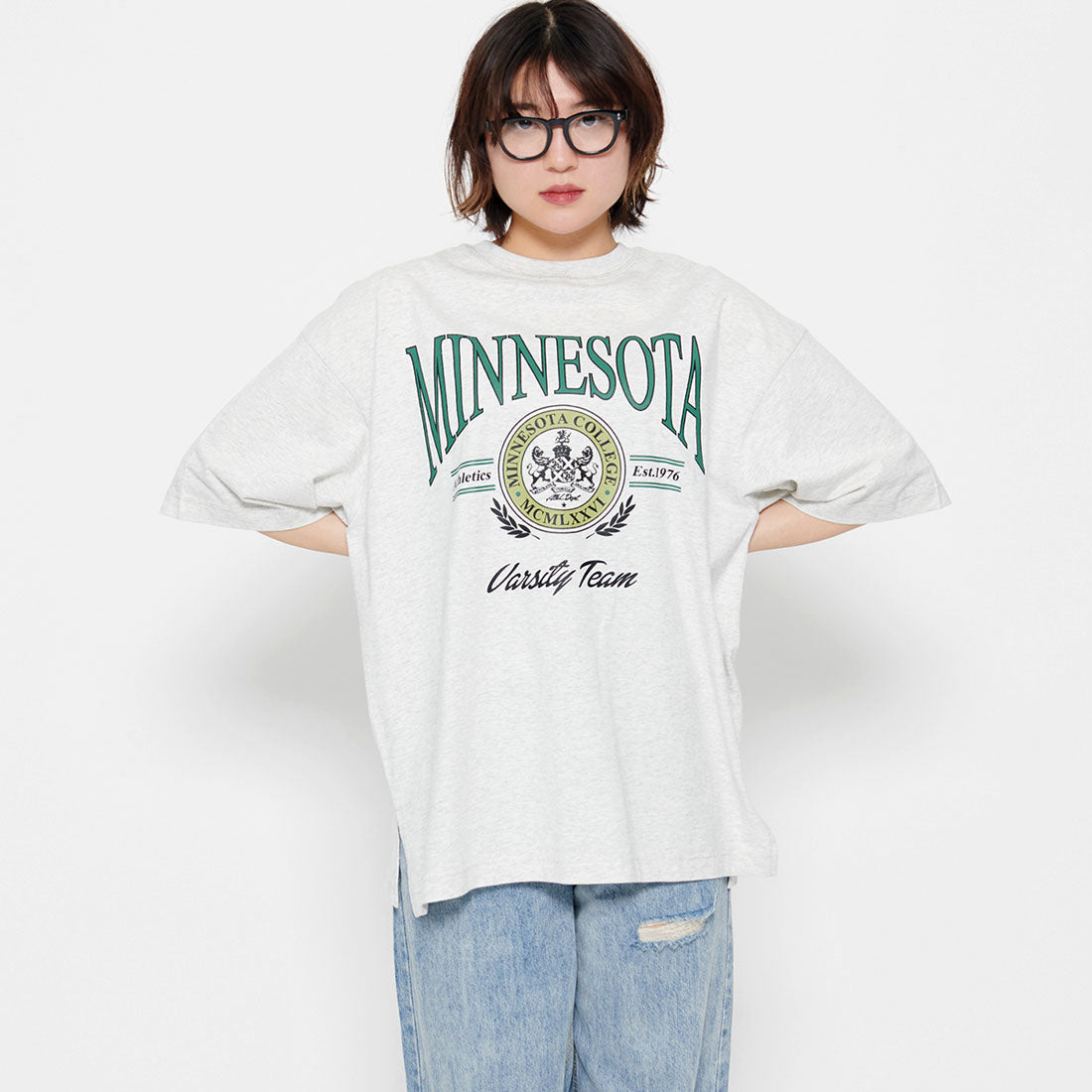 スピリトーゾ Spiritoso MINESOTAカレッジロゴTシャツ