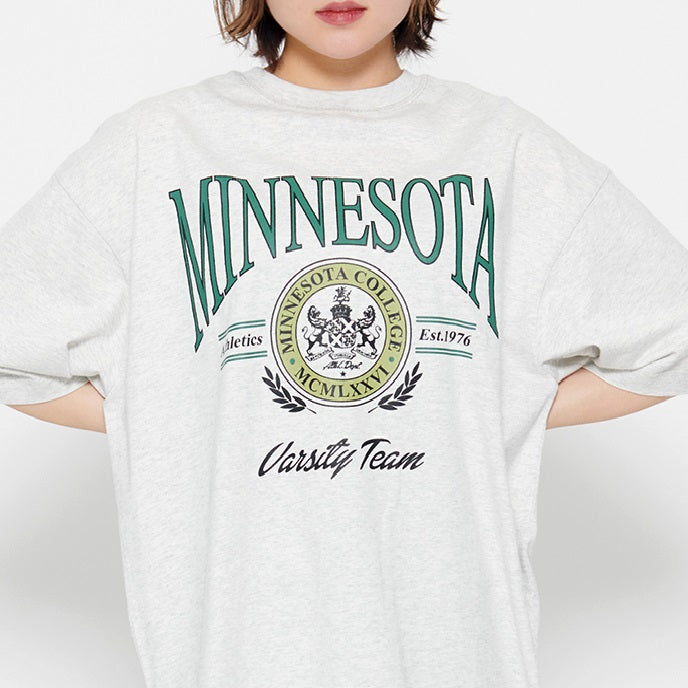 スピリトーゾ Spiritoso MINESOTAカレッジロゴTシャツ