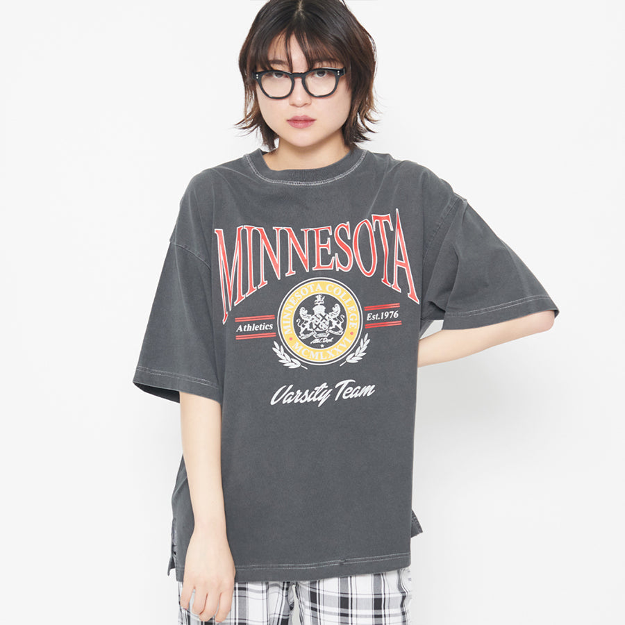 スピリトーゾ Spiritoso MINESOTAカレッジロゴTシャツ