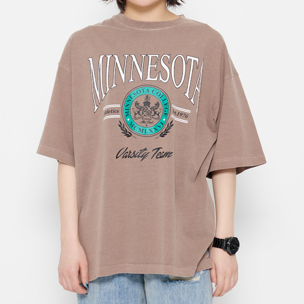 スピリトーゾ Spiritoso MINESOTAカレッジロゴTシャツ