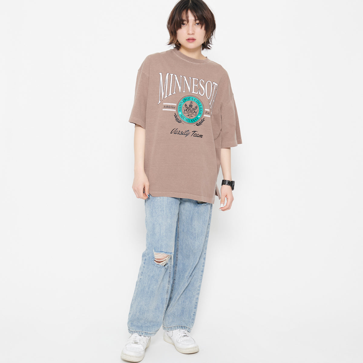 スピリトーゾ Spiritoso MINESOTAカレッジロゴTシャツ