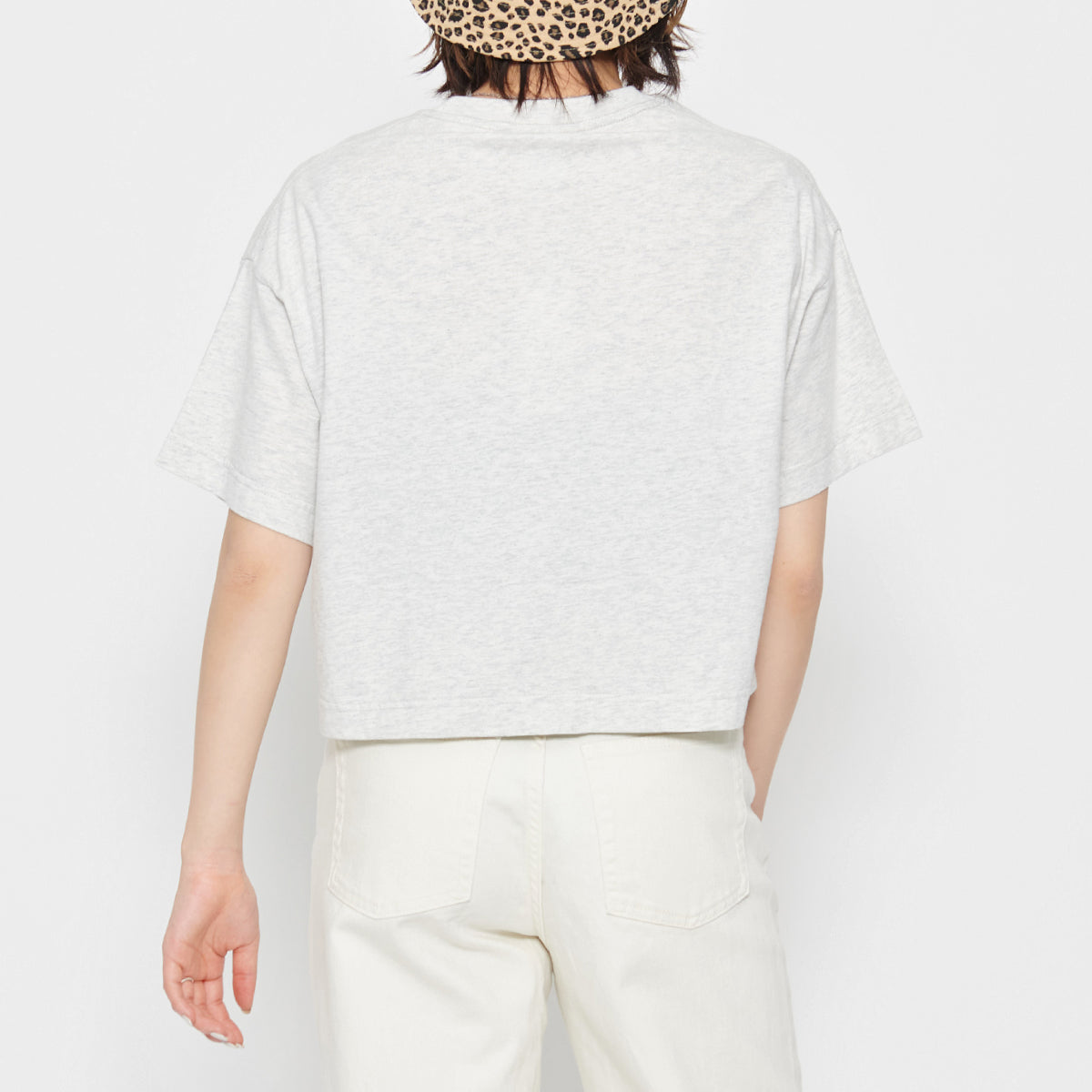 スピリトーゾ Spiritoso CUSTOMタイガープリント ショート丈Tシャツ