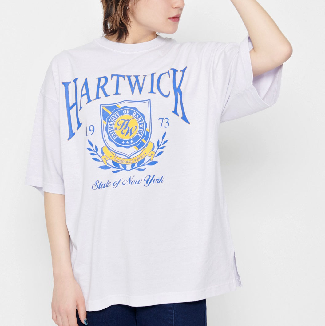 スピリトーゾ Spiritoso HARTWICK カレッジロゴTシャツ