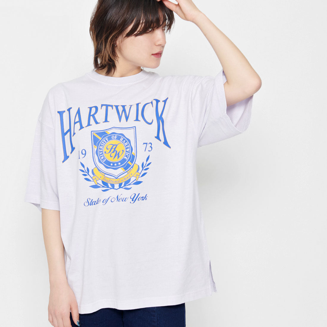 スピリトーゾ Spiritoso HARTWICK カレッジロゴTシャツ